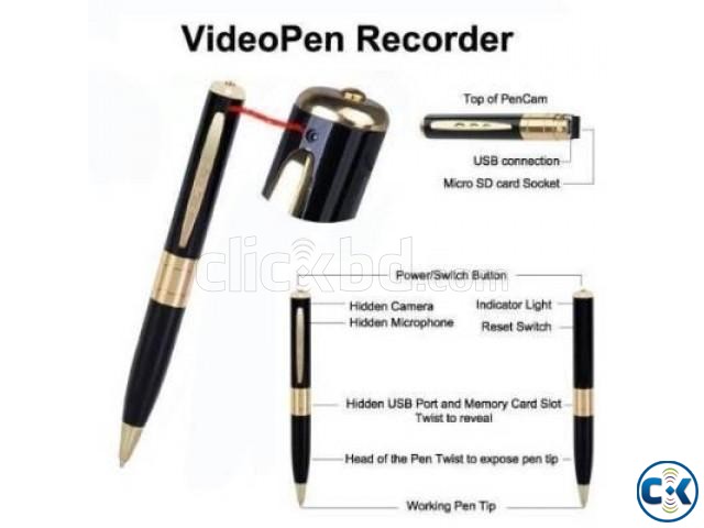 Spy Camera Pen 32GB New  large image 0