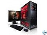 New 4Th Generation Core i3 Desktop 15 LCD Monitor 3 Years