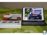 Bluetooth keyboard with slidable case stand for ipad mini