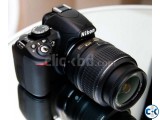 Nikon D3100 with Kit lens filter and SD card