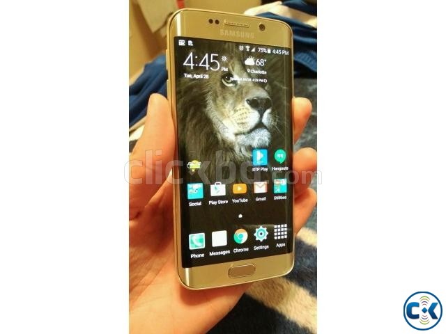 Samsung Galaxy S6 Edge Gold large image 0