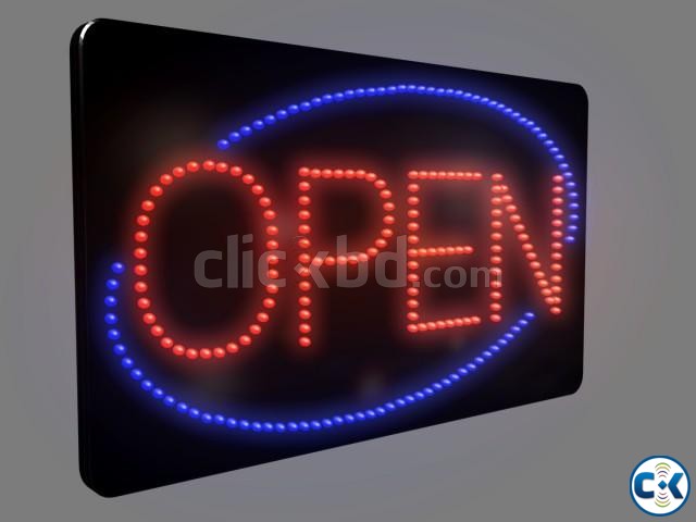 LED OPEN SIGN BOARD large image 0