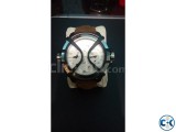 FASTRACK Leather DUAL Time