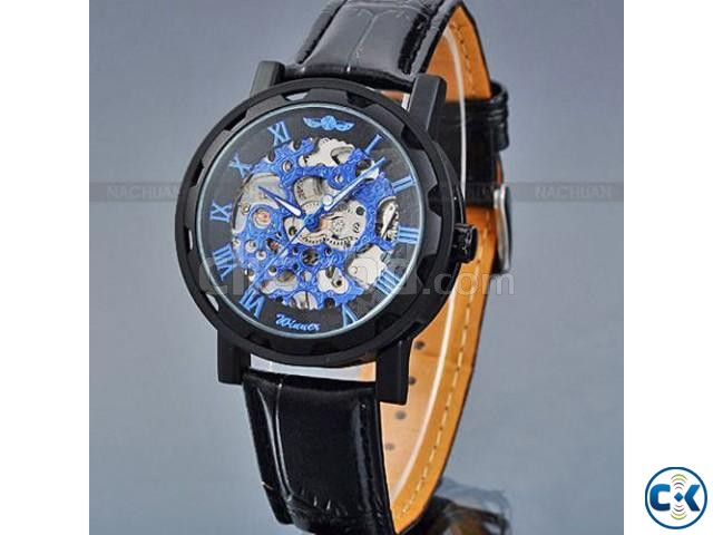 Skeleton Mechanical Classic Watch 2 colour with Box large image 0