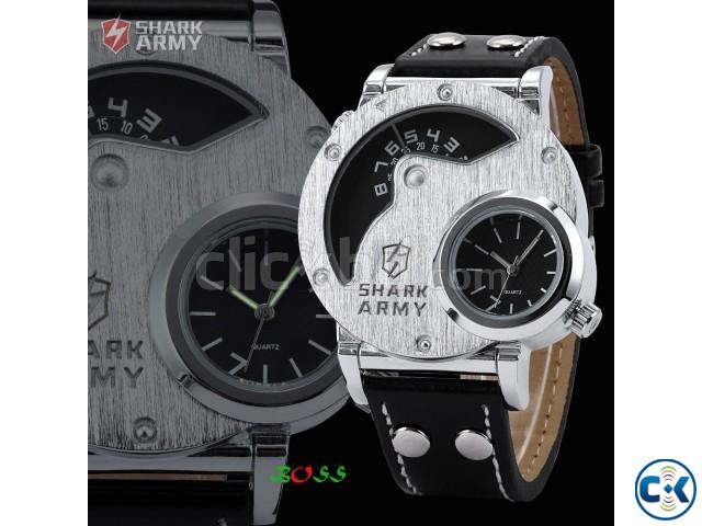 Shark Russian Army Military Watch with Box large image 0