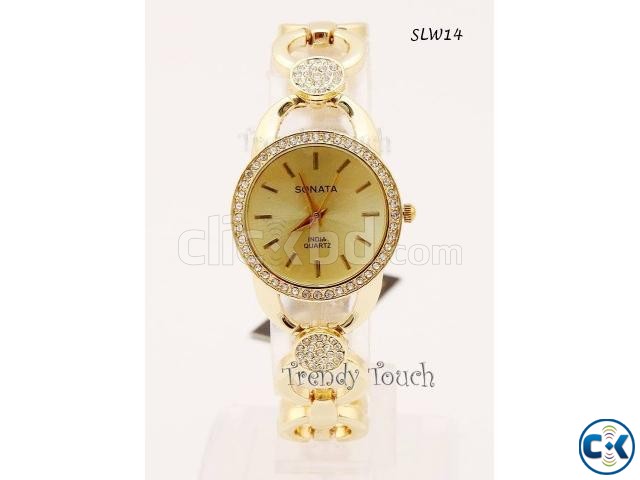 Brand New Intact Non used Sonata ladies watch large image 0