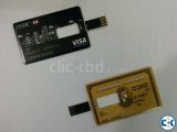 Credit card shaped pen drive - 64 GB