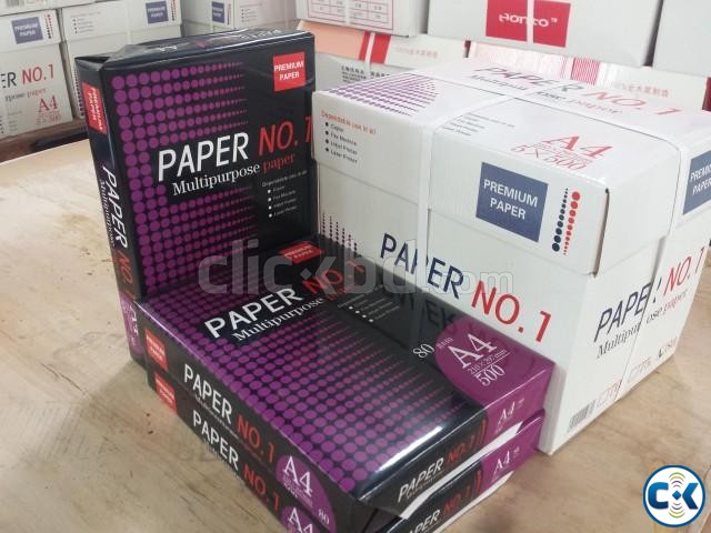 A4 Copy paper 70 Gsm Bright white - Copier paper large image 0