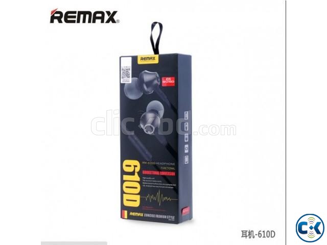 Original Remax RM-610D Super Base Earphone large image 0