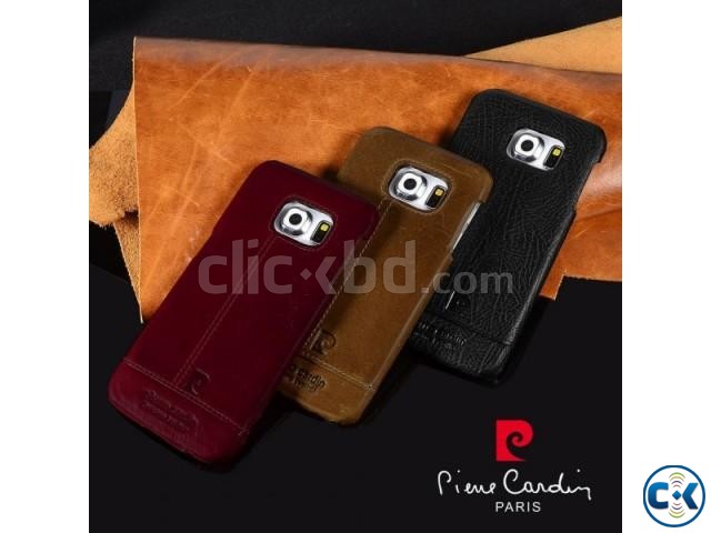 Genuine Leather Back Cover Galaxy S6 Edge Plus large image 0