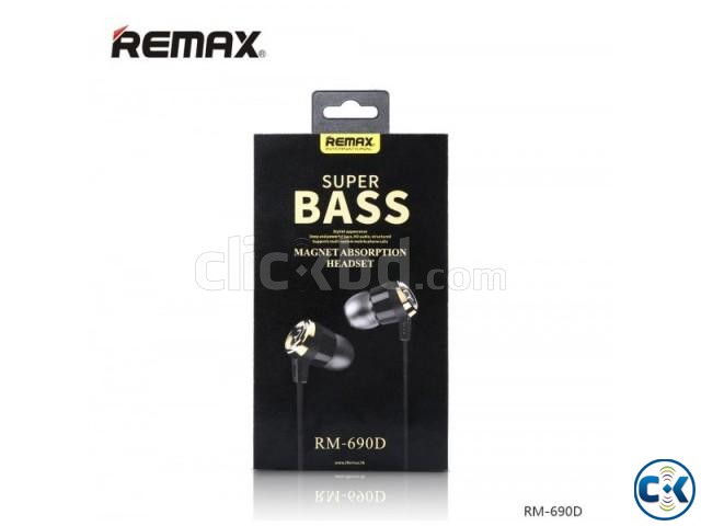 Original REMAX RM-690D Headphone With Mic large image 0