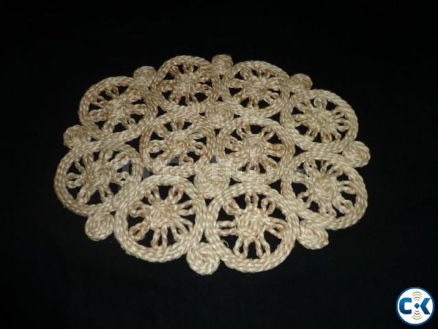 Hand Made Jute Table Mat large image 0