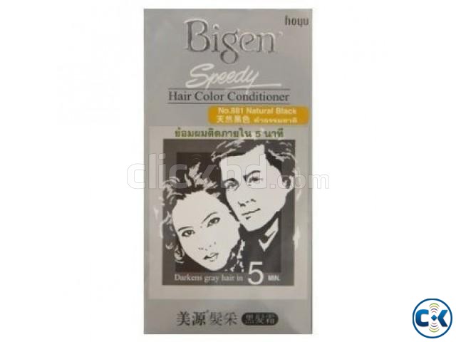 Bigen Speedy Hair Color Conditioner Natural Black large image 0