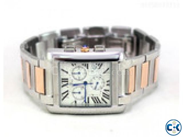 CARTIER TANK FRANCAISE MEN S CHRONOGRAPH WATCH W51876Q6 large image 0