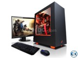 Desktop Custom PC Intel Core i3 2GB RAM 500GB HDD 17 LED