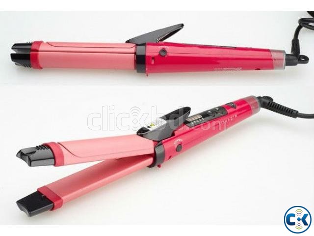 Nova 2 in1 Hair Straightener Curling Iron large image 0