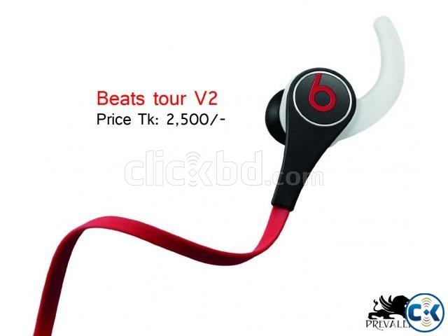 Brand New Beats Tour Version 2 Headphones See Inside  large image 0