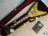 UNPLAYED Flying V Electric Guitar.