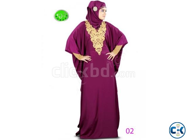 Fashionable muslim dress islamic clothingRabaah AbayaBurka02 large image 0