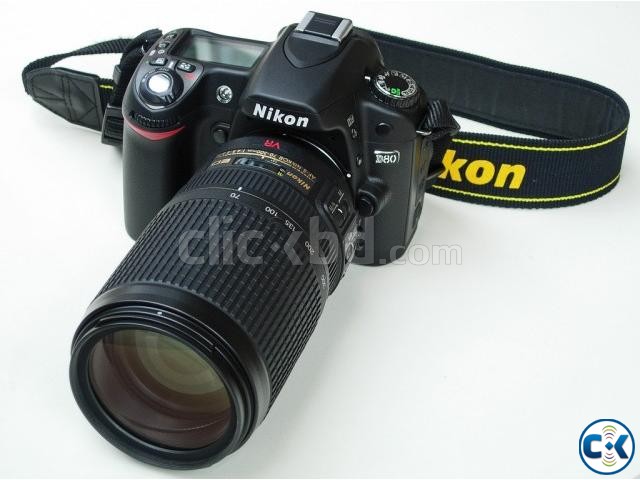 Nikon D80 DSLR Camera With 18-105mm Lens large image 0