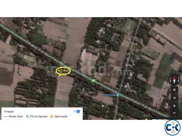 48 Sotok Land beside of Dhk-Khu Highway Faridpur  large image 0