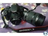 Canon 700D DSLR Body with 50mm f 1.8 STM prime 18-135mm zo
