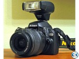 Nikon D40 DSLR digital camera With digital flash