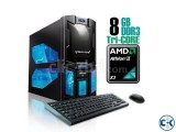 Desktop PC Core i3 4th Gen 4GB RAM 1TB HDD 1GB Intel GPU