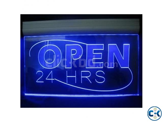 acrylic LED sign board large image 0