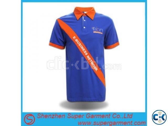 custom high quality printed pique polo t shirt for men large image 0