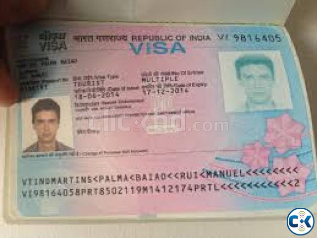 Visa Contract For INDIA large image 0