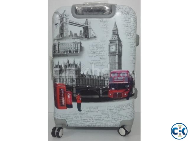 Scrawl Trolley Suitcase Luggage 2 pics set large image 0