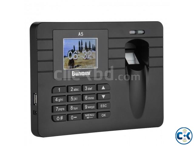 Fingerprint time attendance machine A5 large image 0