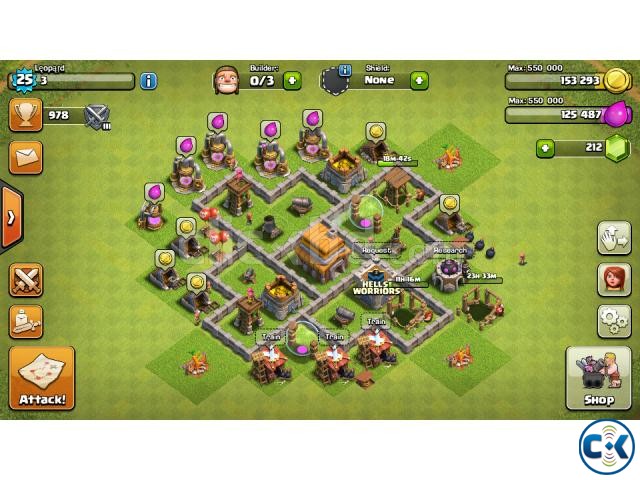 Clash of Clans TH5 base for sell large image 0