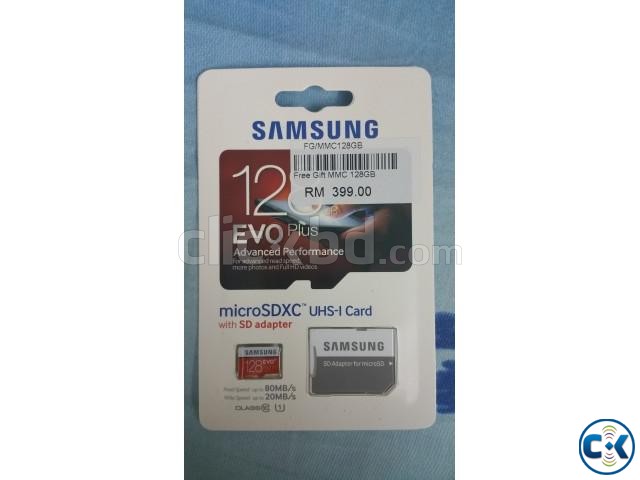 Original Samsung Evo Plus 128GB Micro SD 80 MB s Read speed  large image 0