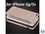 Dual Hybrid 0.5mm Aluminum Frame+ Back Case For iphone 5g/5s