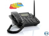 SIM CARD SUPPORTED DESK PHONE SET