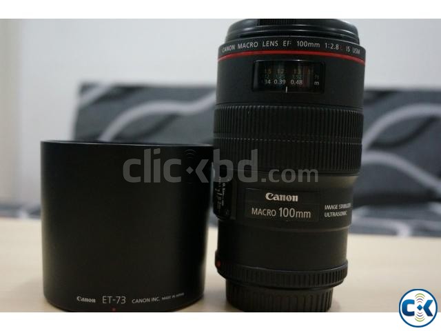 Canon EF 100mm f2.8L Macro IS USM Lens large image 0