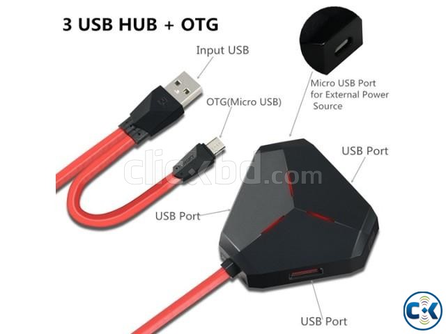 REMAX ALIEN HUB 3 USB HUB OTG  large image 0