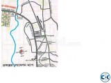 5 katha plot for sale Modhumoti Model Town near Amin Bazar