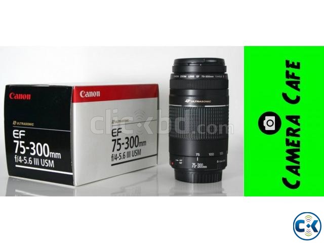 Canon EF 75-300mm f 4-5.6 III USM Lens large image 0