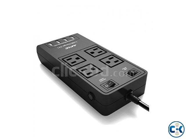 Apie 4 Outlet Home Office Surge Protector 5 ft Cord with 4 P large image 0