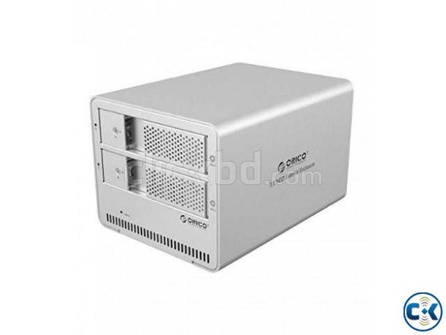 ORICO 9528U3 Aluminum Tool Free 2 Bay 3.5 SATA 3.0 to USB 3 large image 0