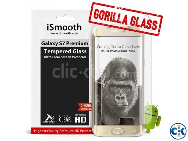 SAMSUNG GALAXY S7 PREMIUM GORILLA GLASS SCREEN PROTECTOR large image 0