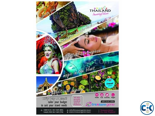 Budget hotels activities package tours in Thailand large image 0