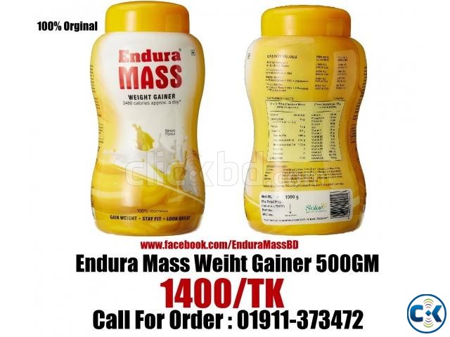 Endura Mass Weight Gainer - 500g large image 0