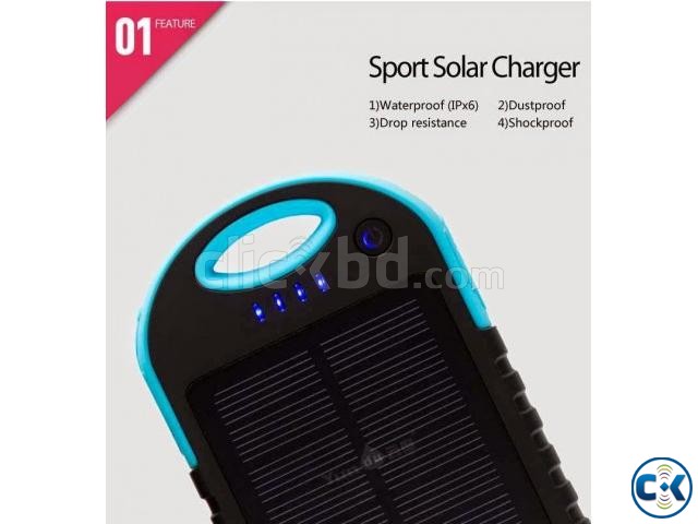 Solar Mobile Charger_5000mAh_01756812104_Free Delivery large image 0