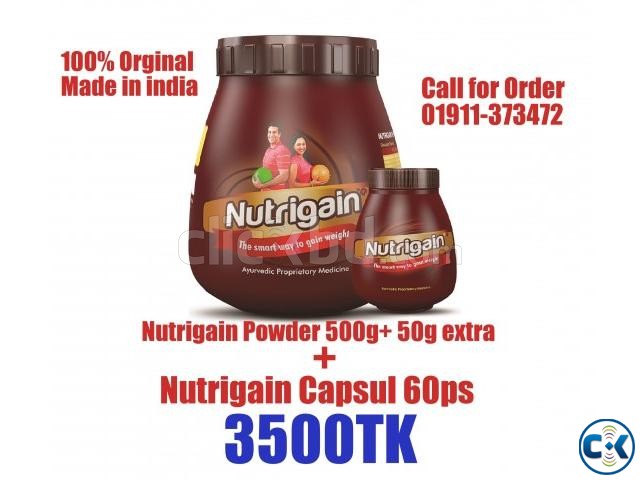 Nutrigain Powder and 60 Capsule large image 0