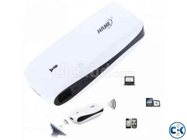 HAME 5200MAH WIRELESS POWER BANK WI-FI ROUTER large image 0