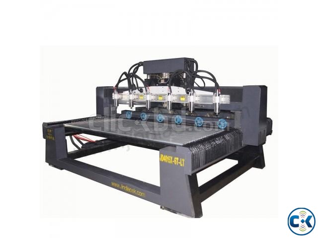 Wood 3D 4 axis CNC Router Center large image 0